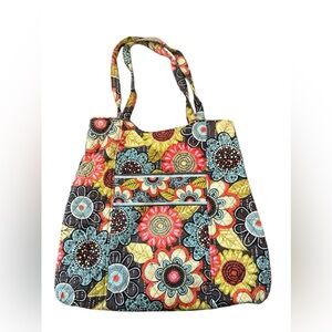 Vera Bradley Tote Bag in Flower Shower